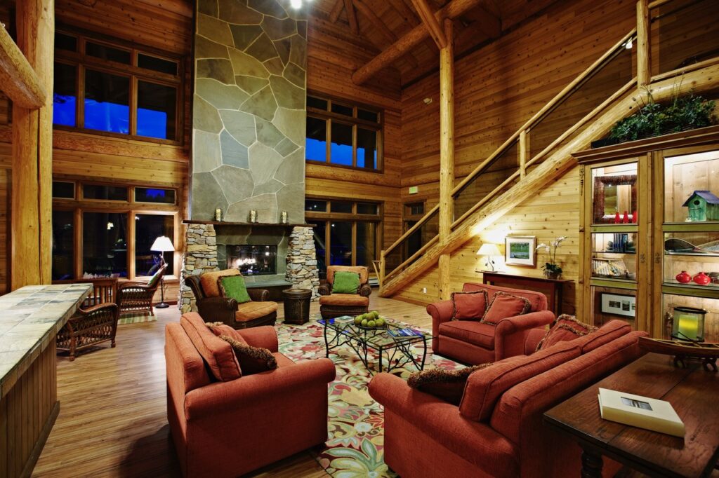Great room at Lakedale Resort