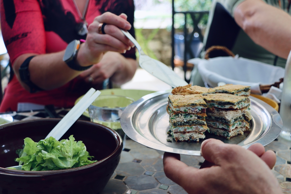 Farm-to-table lunch at Auberge de la Maguette