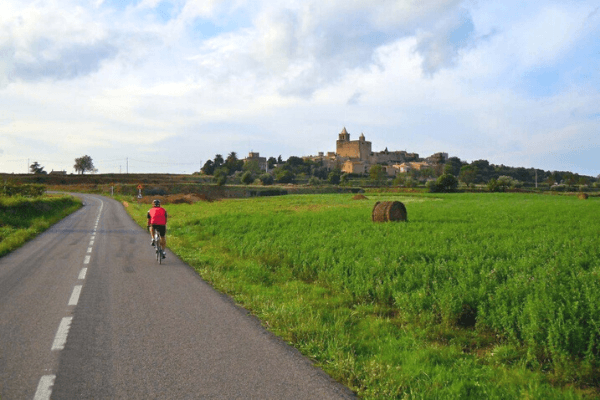 Sunrise ride through the Catalan countryside
