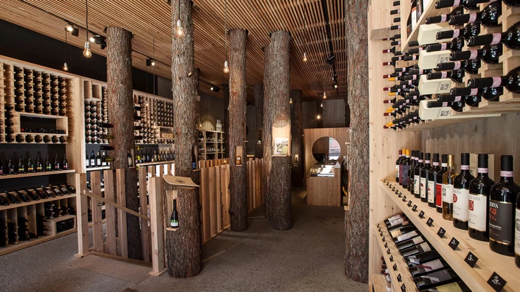 Hotel Belvedere wine cellar
