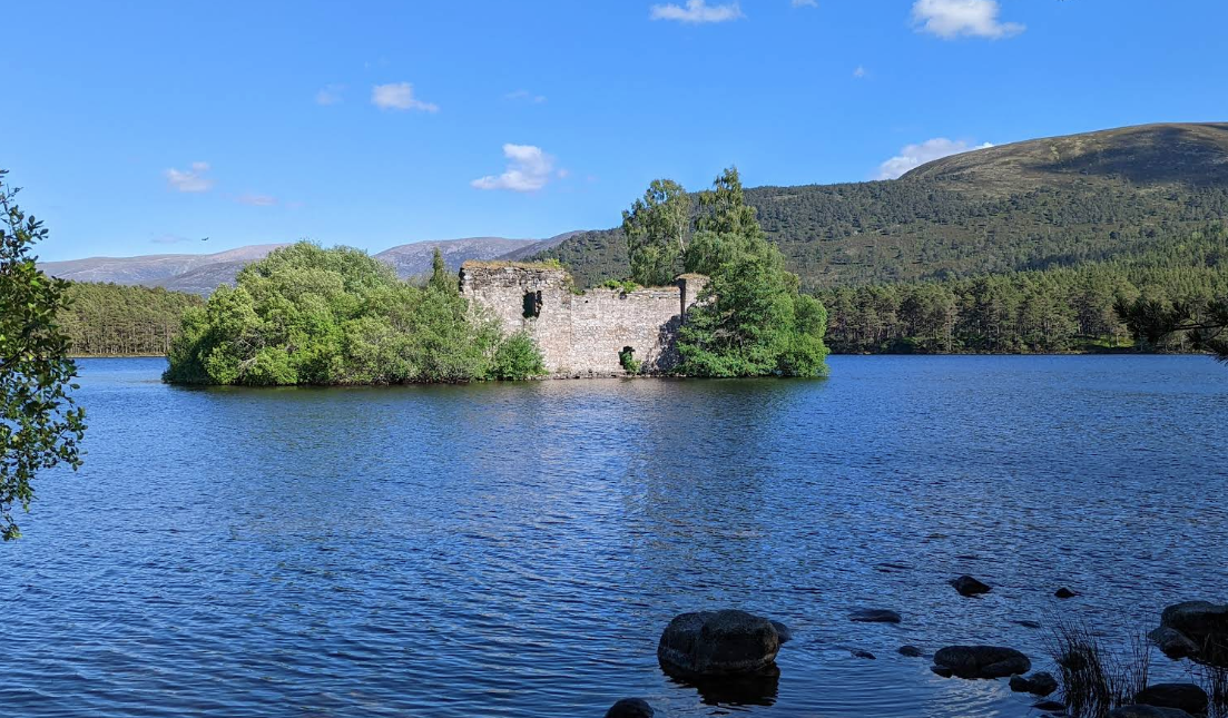 Wander the shore of Loch an Eilein