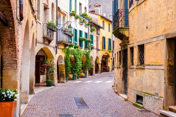 Historical hilltop town of Asolo