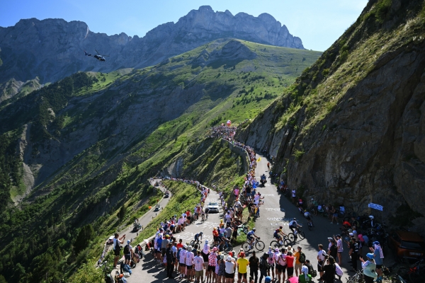 Take a thrilling helicopter ride above Le Tour