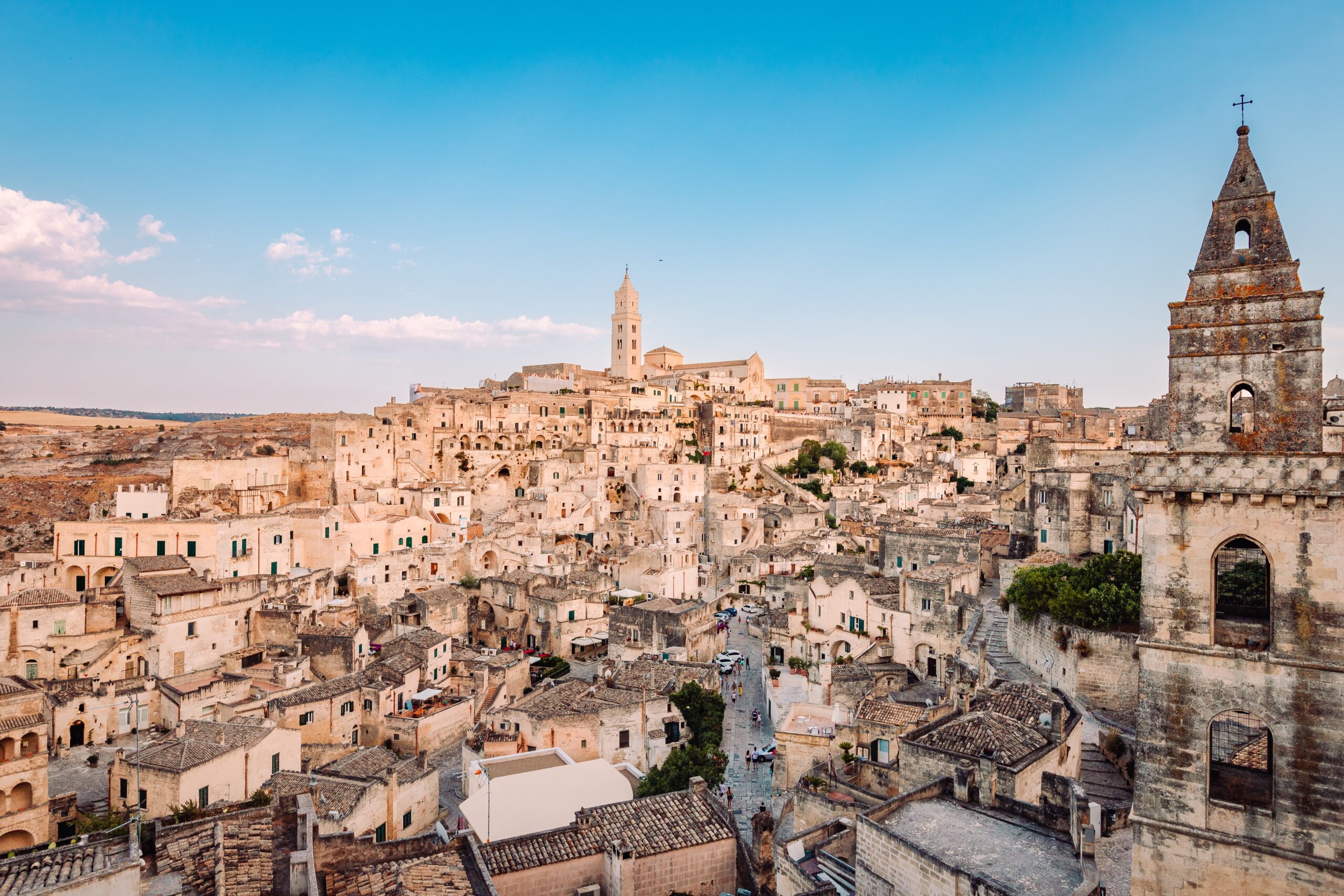 Panoramic views of Matera