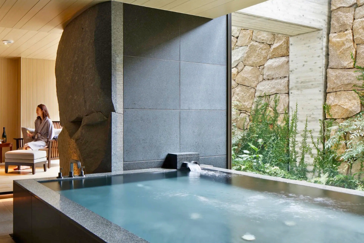 Private onsen soak